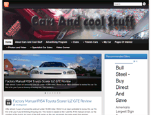 Tablet Screenshot of carsandcoolstuff.com